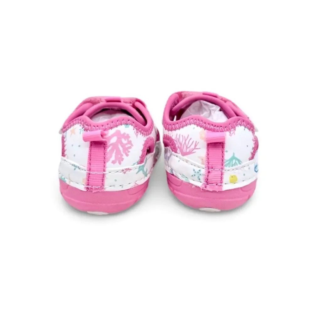 Stride Rite Soft Motion Splash Toddler Girls Sandals Size 4 Pink Water Shoes
